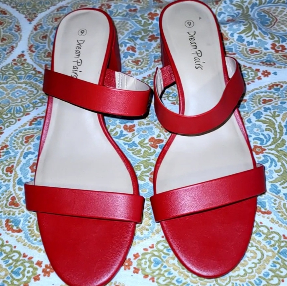 Red Sandals